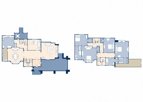 Floor plan for 6 beds, 2 baths, 2700 sqft